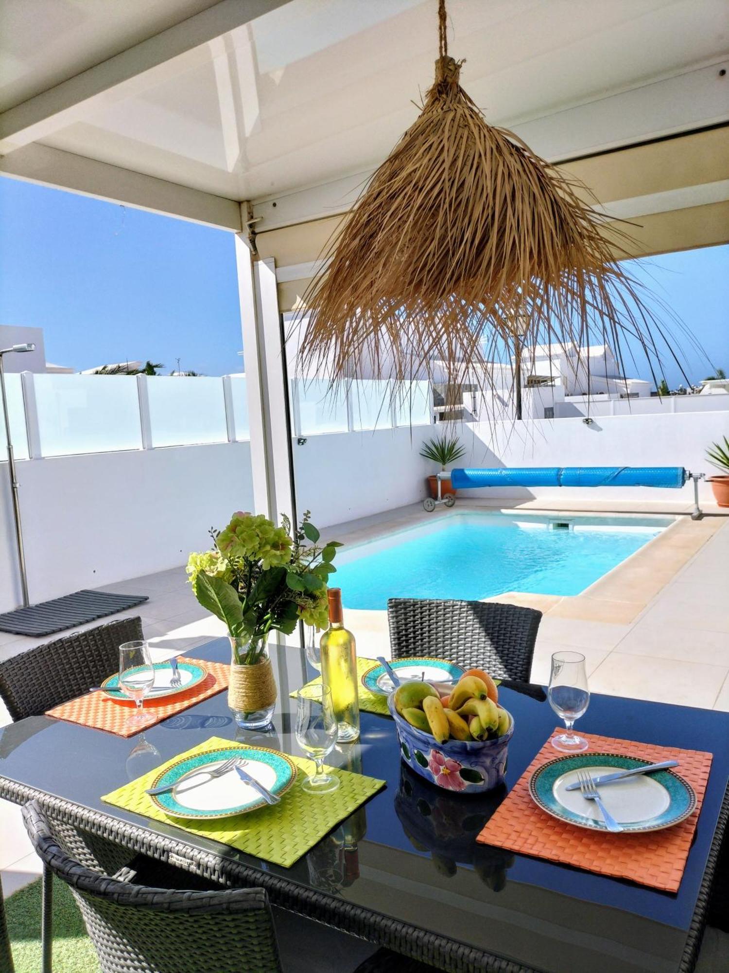 Lovely Villa Agua & Fuego,Heated Pool Playa Blanca  Luaran gambar